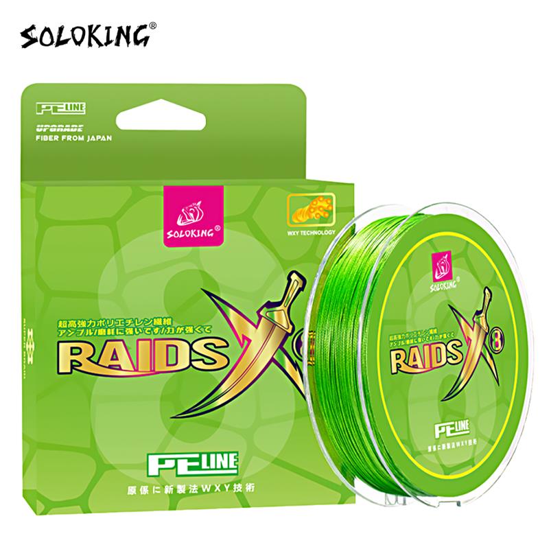 Ice Fishing Line - Linha de Pesca Trançada SOLOKING 100M/150M