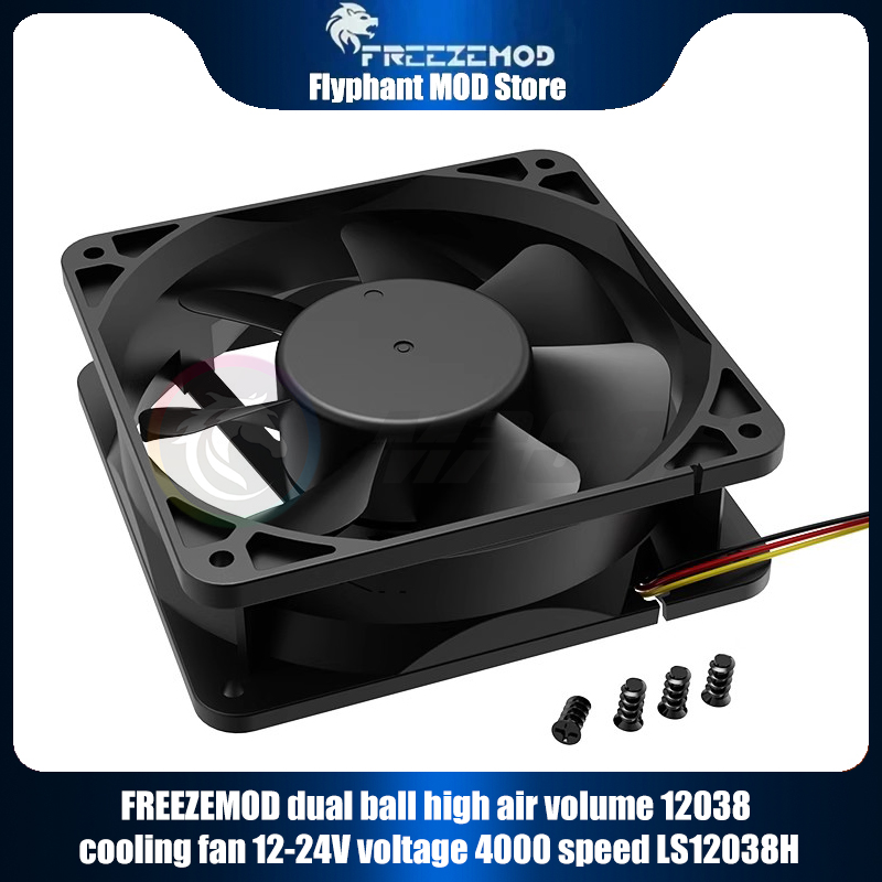 Fly Line - FREEZEMOD-12038 Ventilador De Refrigeração, Bola Dupla,