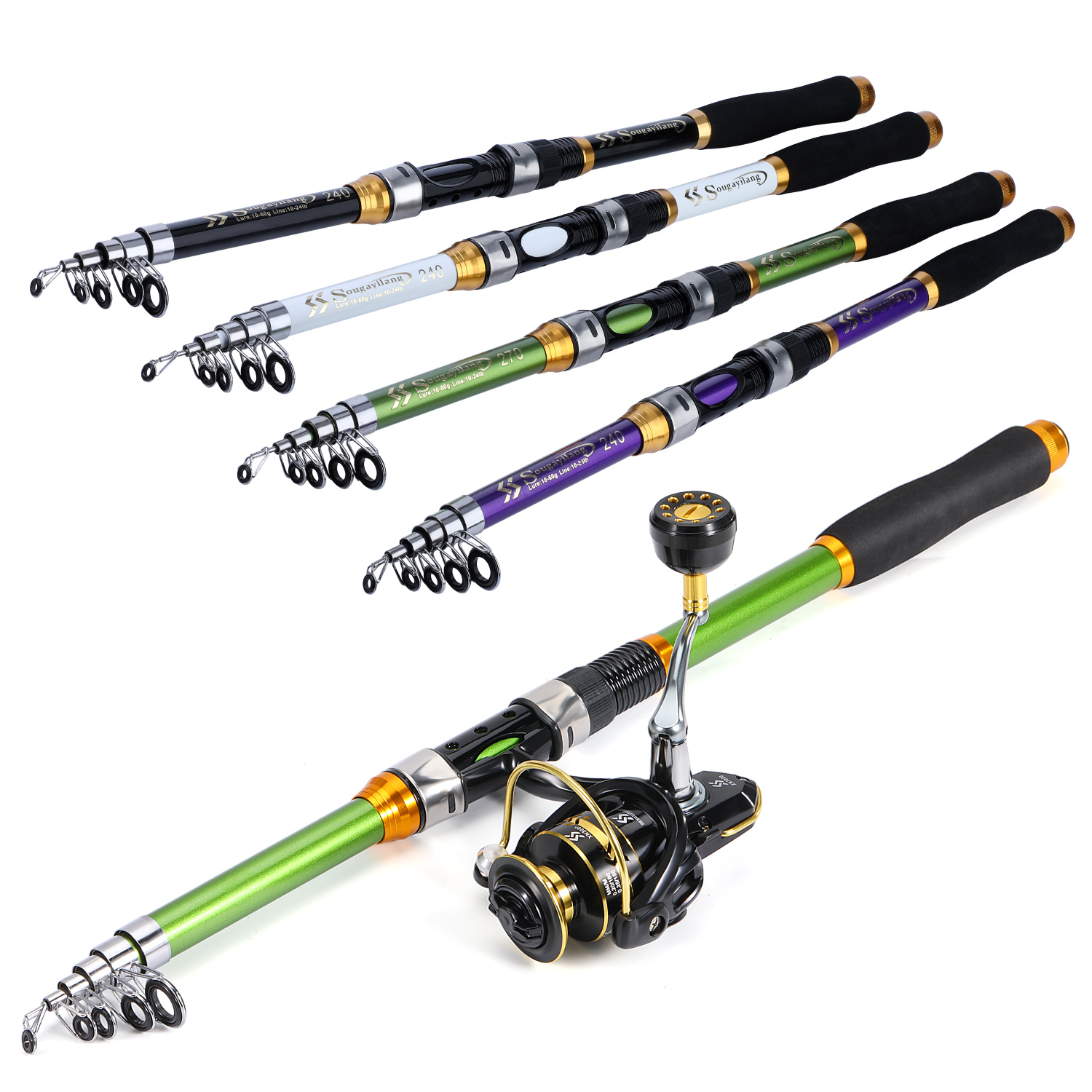 Sougayialng vara de pesca gira - Fishing Line Spooler avaliação e preço